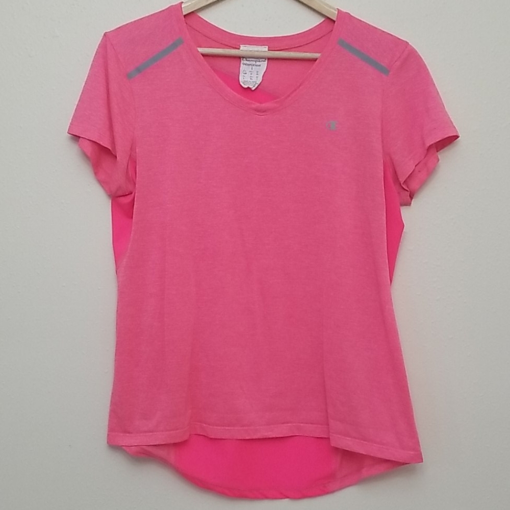 Champion Hot Pink Vapor Performax Shirt Large